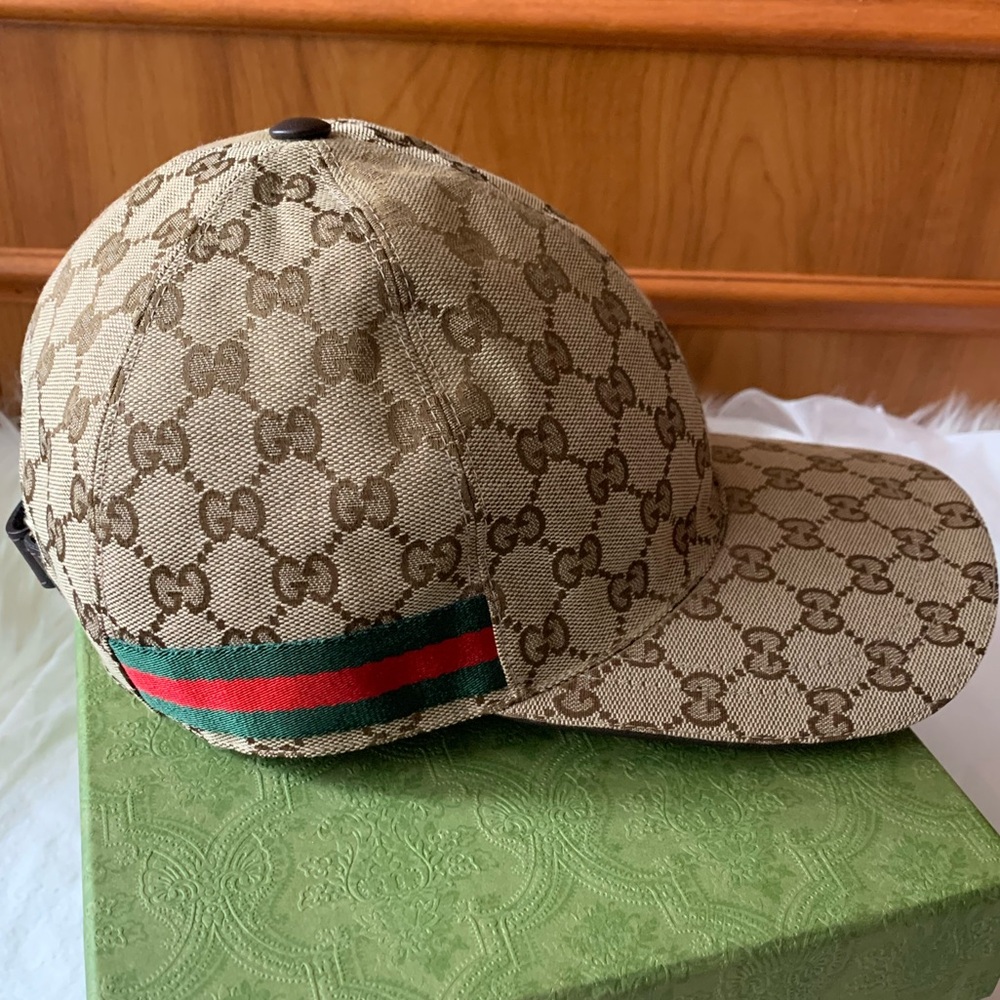GUCCI CLASSIC WEB HAT❣️🧢 Unisex